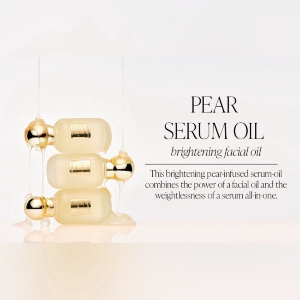 Pear serum oil